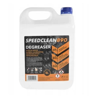 Degreaser płyn do mycia napędu motocyklowego i rowerowego, silnika i Elementów smarowalnych 5L - SPEEDCLEAN 890 Degreaser płyn do mycia napędu motocyklowego i rowerowego, silnika i Elementów smarowalnych 5L - SPEEDCLEAN 890
