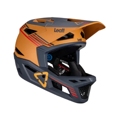 Kask rowerowy Gravity 4.0 V23 Suede czarny/rdzawy M (57-58 cm) - Leatt Kask rowerowy Gravity 4.0 V23 Suede czarny/rdzawy M (57-58 cm) - Leatt