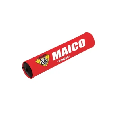 Osłona kierownicy Traditonal Maico Vintage czerwony na poprzeczkę logo Maico - TECNOSEL Osłona kierownicy Traditonal Maico Vintage czerwony na poprzeczkę logo Maico - TECNOSEL