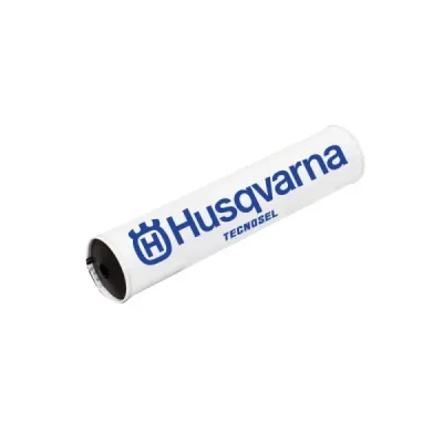 Osłona kierownicy Traditional biały na poprzeczkę logo Husqvarna vintage - TECNOSEL Osłona kierownicy Traditional biały na poprzeczkę logo Husqvarna vintage - TECNOSEL
