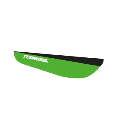 Pokrowiec/poszycie na siedzenie Kawasaki KX 125/250 '99-'02 zielono-czarny Replica OEM Kawasaki '00 logo Tecnosel - TECNOSEL