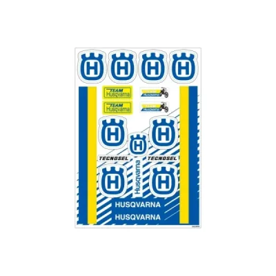 Komplet naklejek Blackbird okleiny czarny reklamowe logo Husqvarna vintage - TECNOSEL Komplet naklejek Blackbird okleiny czarny reklamowe logo Husqvarna vintage - TECNOSEL