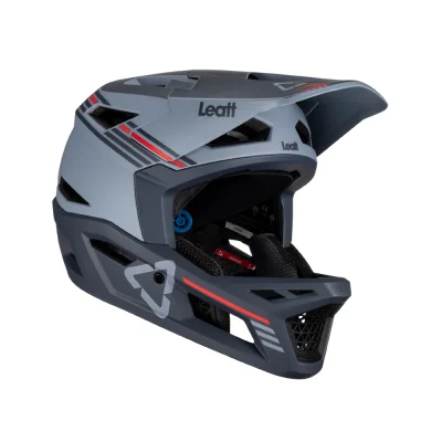 Kask rowerowy MTB Gravity 4.0 V23 titanium czarny/grafitowy XL (61-62 cm) - Leatt Kask rowerowy MTB Gravity 4.0 V23 titanium czarny/grafitowy XL (61-62 cm) - Leatt