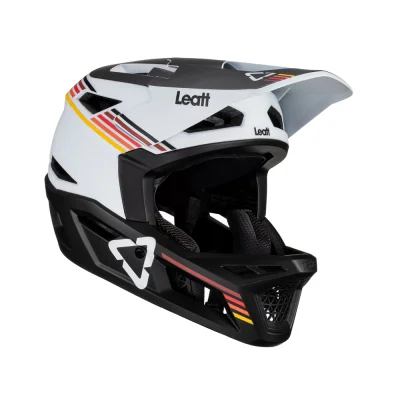 Kask rowerowy MTB Gravity 4.0 V23 biały/czarny XL (61-62 cm) - Leatt