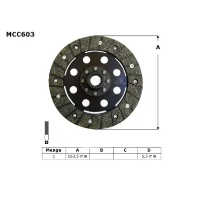 Tarcza sprzęgłowa TRW Lucas MCC 603 (MCC603)
