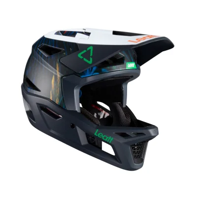 Kask rowerowy Gravity 4.0 V24 Jungle granatowy/biały M (57-58 cm) - Leatt Kask rowerowy Gravity 4.0 V24 Jungle granatowy/biały M (57-58 cm) - Leatt