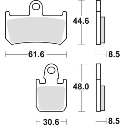 Klocki hamulcowe TRW Lucas MCB 795 SV (2 szt.) (MCB795SV) Klocki hamulcowe TRW Lucas MCB 795 SV (2 szt.) (MCB795SV)