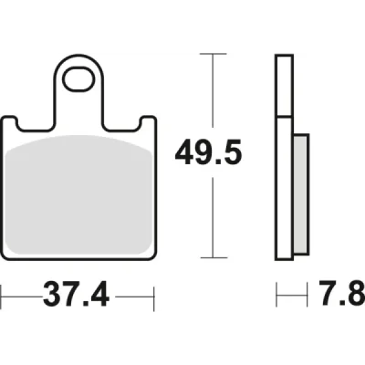 Klocki hamulcowe TRW Lucas MCB 789 SV (4 szt.) (MCB789SV) Klocki hamulcowe TRW Lucas MCB 789 SV (4 szt.) (MCB789SV)