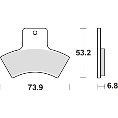 Klocki hamulcowe TRW Lucas MCB 762 SI (2 szt.) (MCB762SI) Klocki hamulcowe TRW Lucas MCB 762 SI (2 szt.) (MCB762SI)