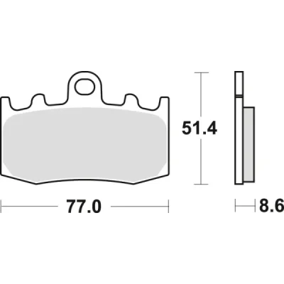 Klocki hamulcowe TRW Lucas MCB 748 SV (2 szt.) (MCB748SV) Klocki hamulcowe TRW Lucas MCB 748 SV (2 szt.) (MCB748SV)