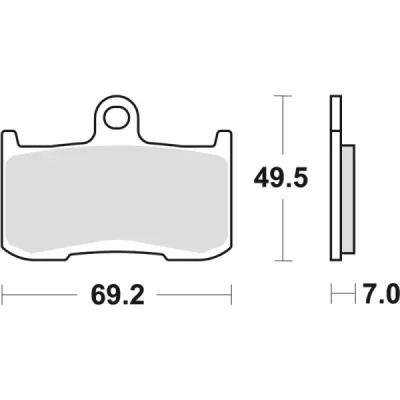 Klocki hamulcowe TRW Lucas MCB 737 SV (2 szt.) (MCB737SV) Klocki hamulcowe TRW Lucas MCB 737 SV (2 szt.) (MCB737SV)