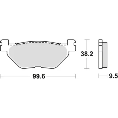 Klocki hamulcowe TRW Lucas MCB 731 (2 szt.) (MCB731) Klocki hamulcowe TRW Lucas MCB 731 (2 szt.) (MCB731)