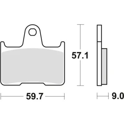 Klocki hamulcowe TRW Lucas MCB 729 SH (2 szt.) (MCB729SH) Klocki hamulcowe TRW Lucas MCB 729 SH (2 szt.) (MCB729SH)