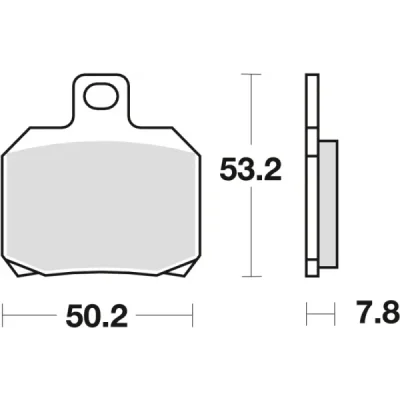 Klocki hamulcowe TRW Lucas MCB 700 (2 szt.) (MCB700) Klocki hamulcowe TRW Lucas MCB 700 (2 szt.) (MCB700)