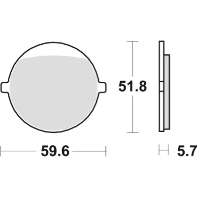 Klocki hamulcowe TRW Lucas MCB 676 (2 szt.) (MCB676) Klocki hamulcowe TRW Lucas MCB 676 (2 szt.) (MCB676)