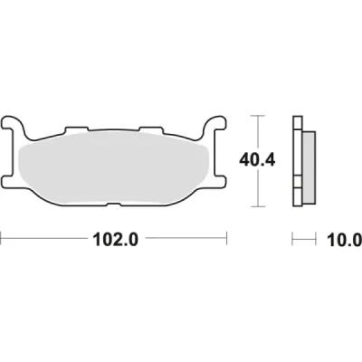 Klocki hamulcowe TRW Lucas MCB 640 SV (2 szt.) (MCB640SV) Klocki hamulcowe TRW Lucas MCB 640 SV (2 szt.) (MCB640SV)
