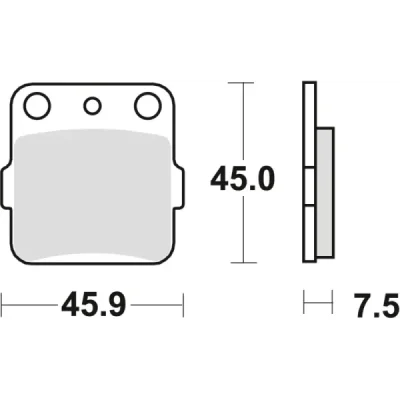 Klocki hamulcowe TRW Lucas MCB 561 SI (2 szt.) (MCB561SI) Klocki hamulcowe TRW Lucas MCB 561 SI (2 szt.) (MCB561SI)