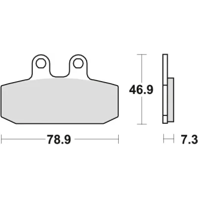 Klocki hamulcowe TRW Lucas MCB 557 (2 szt.) - MCB557 Klocki hamulcowe TRW Lucas MCB 557 (2 szt.) - MCB557