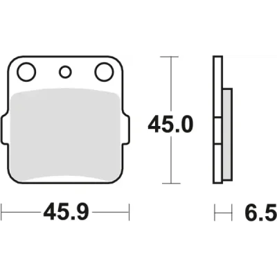 Klocki hamulcowe TRW Lucas MCB 554 SI (2 szt.) (MCB554SI) Klocki hamulcowe TRW Lucas MCB 554 SI (2 szt.) (MCB554SI)