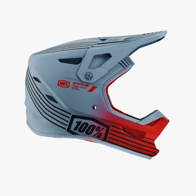 Kask MTB Status Caltec/grey szary/czerwony/czarny L (59-60 cm) - 100% Procent Kask MTB Status Caltec/grey szary/czerwony/czarny L (59-60 cm) - 100% Procent