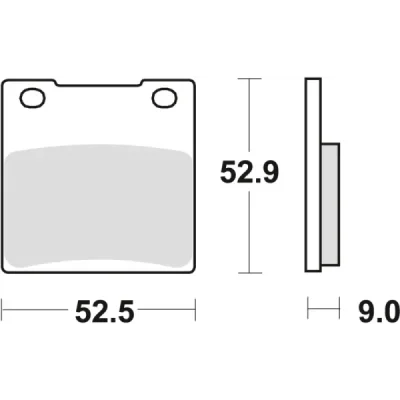Klocki hamulcowe TRW Lucas MCB 531 SH (2 szt.) (MCB531SH) Klocki hamulcowe TRW Lucas MCB 531 SH (2 szt.) (MCB531SH)