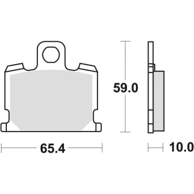 Klocki hamulcowe TRW Lucas MCB 521 (2 szt.) (MCB521)