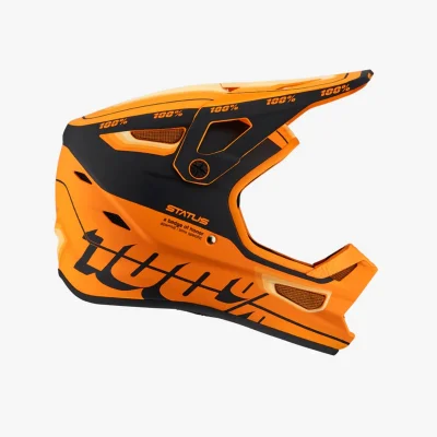 Kask rowerowy Status Topenga orange/black pomarańczowy/czarny L (59-60 cm) - 100% Procent Kask rowerowy Status Topenga orange/black pomarańczowy/czarny L (59-60 cm) - 100% Procent
