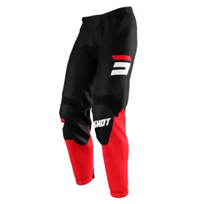 Shot Racing Spodnie Moto Devo Raw Burst Red Czarny/Czerwony/Biały 28 Shot Racing Spodnie Moto Devo Raw Burst Red Czarny/Czerwony/Biały 28