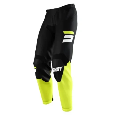 Shot Racing Spodnie Moto Devo Raw Burst Neon Yellow Czarny/Żółty/Biały 30 Shot Racing Spodnie Moto Devo Raw Burst Neon Yellow Czarny/Żółty/Biały 30
