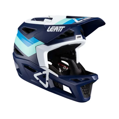 Kask rowerowy MTB Gravity 4.0 V24 niebieski L (59-60 cm) - Leatt