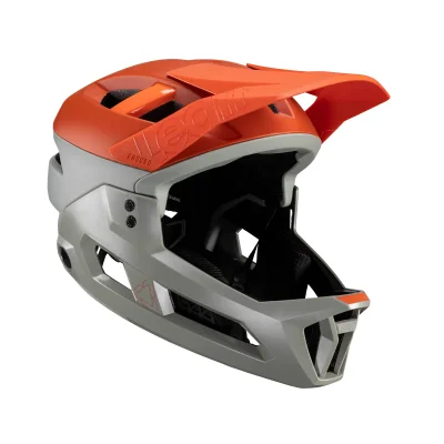 Kask cross/enduro Enduro 3.0 V24 Glow pomarańczowy/szary S (51-55 cm) - Leatt