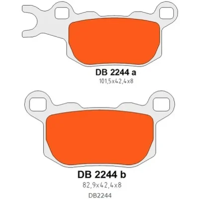 Klocki hamulcowe Delta Braking  KH685 tył (DB2244OR-D)