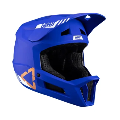 Kask rowerowy MTB Gravity 1.0 Junior V23 Helmet ultrablue niebieski XXS (51-52 cm) - Leatt Kask rowerowy MTB Gravity 1.0 Junior V23 Helmet ultrablue niebieski XXS (51-52 cm) - Leatt