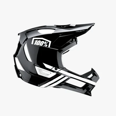 Kask integralny Trajecta black/white czarny/biały L (58-61 cm) - 100% Procent