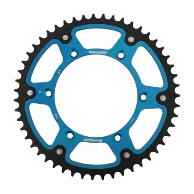Zębatka tylna Supersprox Stealth stalowo-aluminiowa RST-245:51 (JTR251.51), rozmiar 520, niebieska (RST-245:51-BLU)