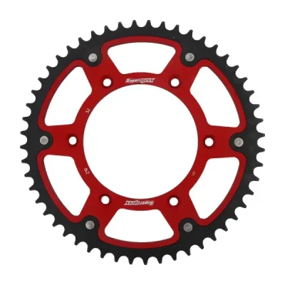 Zębatka tylna Supersprox Stealth stalowo-aluminiowa RST-210:52 (JTR210.52), rozmiar 520, czerwona (RST-210:52-RED)