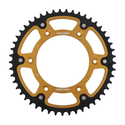 Zębatka tylna Supersprox Stealth stalowo-aluminiowa RST-210:49 (JTR210.49), rozmiar 520, złota (RST-210:49-GLD) Zębatka tylna Supersprox Stealth stalowo-aluminiowa RST-210:49 (JTR210.49), rozmiar 520, złota (RST-210:49-GLD)