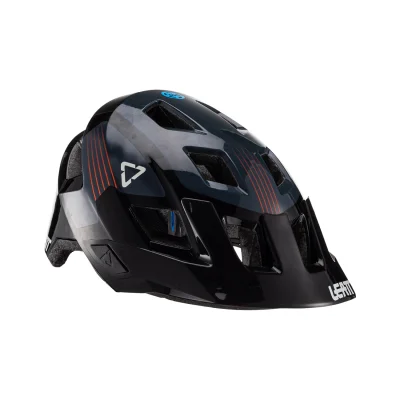 Kask rowerowy MTB Allmtn 1.0 Junior V22 czarny/granatowy XS (50-54 cm) - Leatt Kask rowerowy MTB Allmtn 1.0 Junior V22 czarny/granatowy XS (50-54 cm) - Leatt