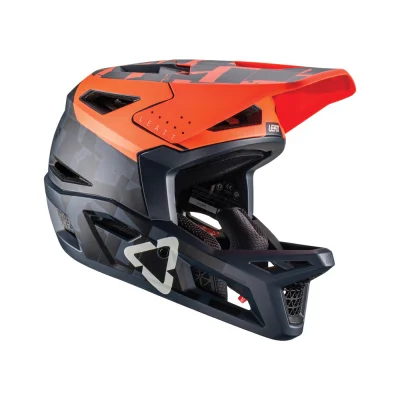kask integralny Gravity 4.0 V22 coral czarny/pomarańczowy XL (61-62 cm) - Leatt