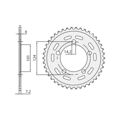 SUNSTAR Koło łańcuchowe (zębatka) SUNSTAR Koło łańcuchowe (zębatka)
