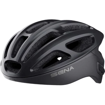 Kask rowerowy R1 Road czarny M (55-58 cm) z wbudowanym interkomem Bluetooth 4.1 do 900m - Sena