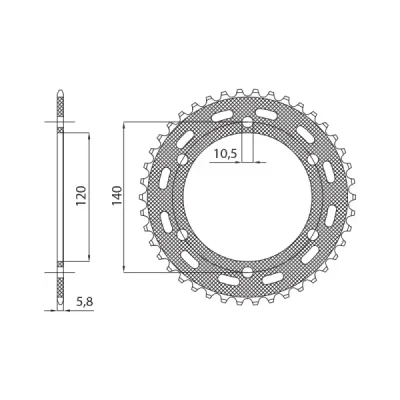 SUNSTAR Koło łańcuchowe (zębatka) SUNSTAR Koło łańcuchowe (zębatka)