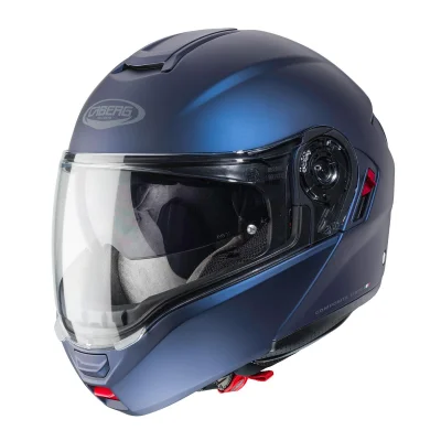 Kask szczękowy flip-up Levo X Solid niebieski mat M pinlock - Caberg Kask szczękowy flip-up Levo X Solid niebieski mat M pinlock - Caberg