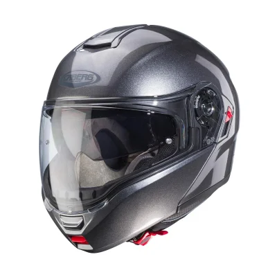 Kask szczękowy Levo X Solid szary metalik S pinlock - Caberg Kask szczękowy Levo X Solid szary metalik S pinlock - Caberg