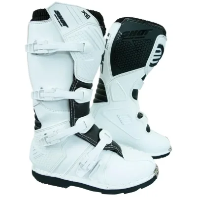 Shot Racing Buty Cross/Enduro X10 Biały 43