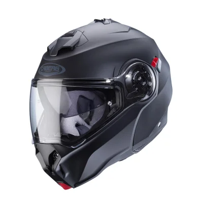 Kask szczękowy flip-up Duke Evo Solid czarny mat XS pinlock - Caberg Kask szczękowy flip-up Duke Evo Solid czarny mat XS pinlock - Caberg