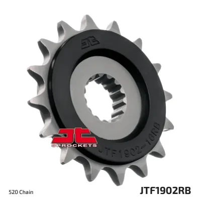 Zębatka przednia JT F1902-16RB, 16Z, rozmiar 520 z tłumikiemAlternatywnie: 7261324 Zębatka przednia JT F1902-16RB, 16Z, rozmiar 520 z tłumikiemAlternatywnie: 7261324