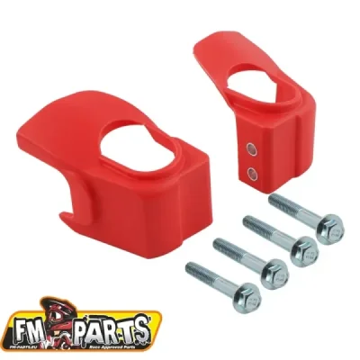 Fm-Parts Osłona Dolnej Części Amortyzatora Przód (Z Zestawem Montażowym) Beta Rr/X-Trainer Czerwony