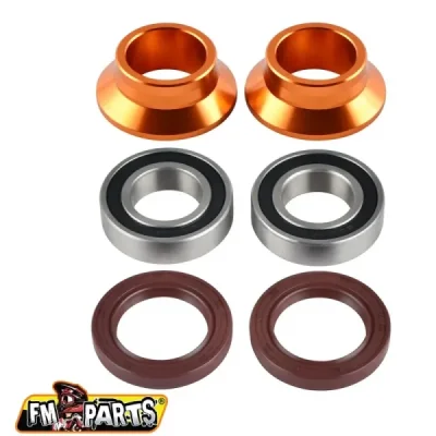 Łożyska koła tylnego z uszczelniaczami i tulejkami ośka 20mm kolor czarny KTM / Husqvarna / Gas Gas '03-'23 - FM-Parts Łożyska koła tylnego z uszczelniaczami i tulejkami ośka 20mm kolor czarny KTM / Husqvarna / Gas Gas '03-'23 - FM-Parts