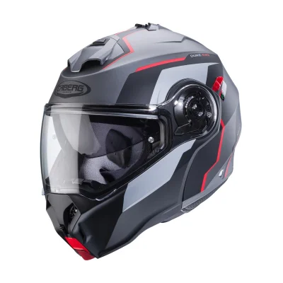Kask szczękowy flip-up Duke Evo Move szary mat/czarny/czerwony S pinlock - Caberg Kask szczękowy flip-up Duke Evo Move szary mat/czarny/czerwony S pinlock - Caberg